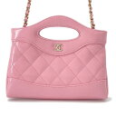 シャネル ハンドバッグ マトラッセ ココマーク 31 ミニ シャイニーカーフレザー AP3656 CHANEL 2wayチェーンショルダー 【中古】 シャネル ...
