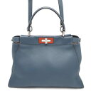 フェンディ ハンドバッグ カーフレザー ピーカブー レギュラー 8BN2903 FENDI バッグ 2wayショルダーバッグ 【安心保証】 【中古】 フェンディ バッグ FENDI BAG