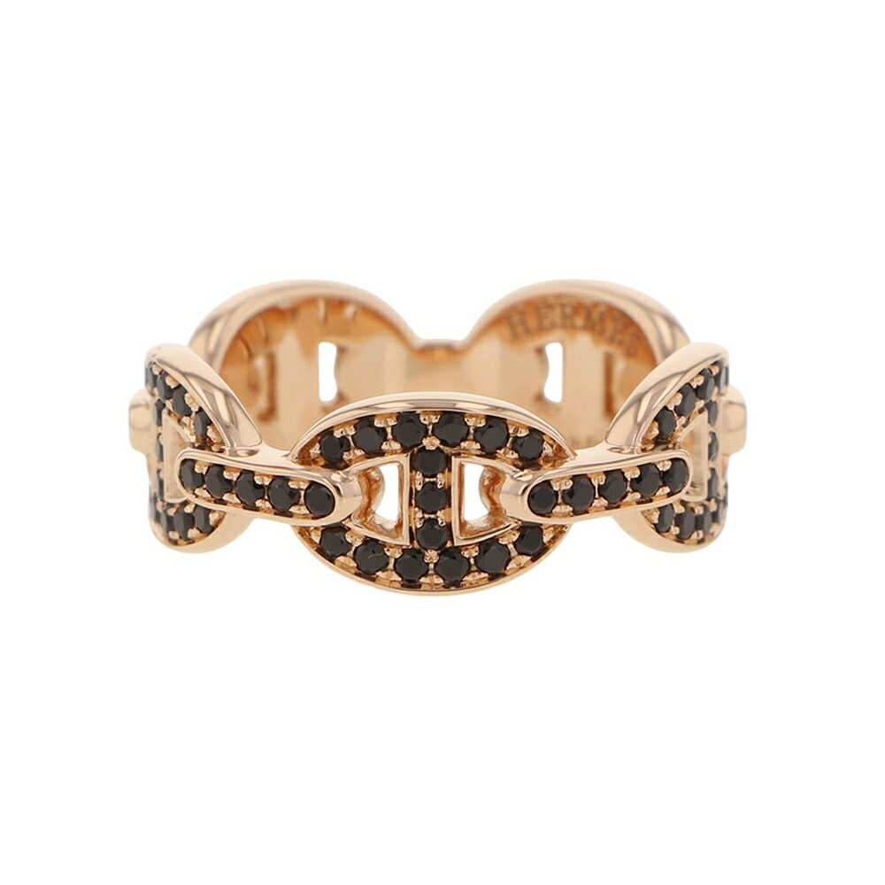 エルメス リング シェーヌダンクル アンシェネPM ブラックスピネル K18PG リングサイズ52 HERMES ジュエリー 【安心保証】 【中古】 エルメス リング ジュエリー HERMESのサムネイル