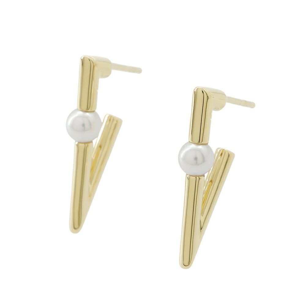 ミキモト ピアス V Code あやこ真珠 K18YGイエローゴールド PE-1779PK MIKIMOTO ジュエリー 【安心保証】 【中古】 ミキモト ピアス MIKIMOTO jewelryのサムネイル