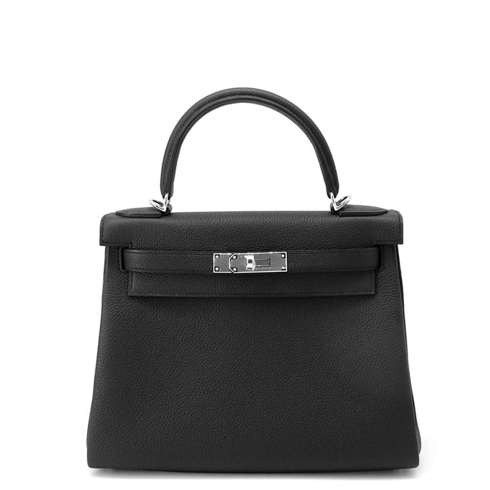 【決算セール開催中！】 エルメス ハンドバッグ ケリー28 内縫い ブラック/シルバー金具 トゴ W刻印 2wayショルダー 黒 【中古】 エルメス ケリー エルメス バッグ エルメス レディース HERMES Kelly HERMES BAGのサムネイル