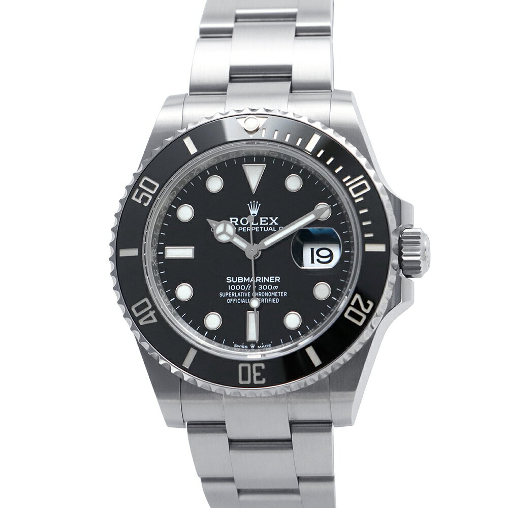 ロレックス サブマリーナ デイト ランダムシリアル ルーレット 126610LN ROLEX 腕時計 黒文字盤 【安心保証】 【中古】 ロレックス サブマリーナ ROLEX ロレックス 中古