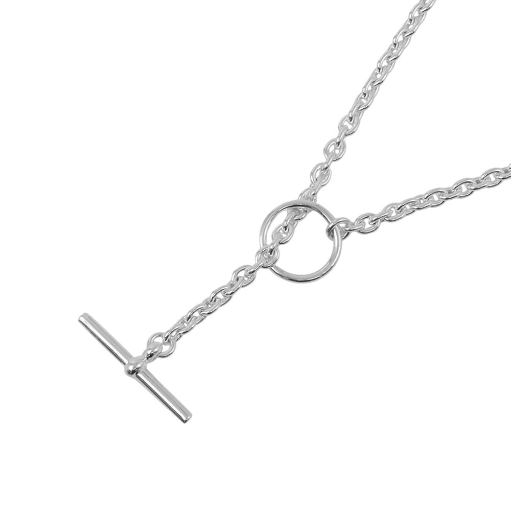 【決算セール開催中！】 エルメス ネックレス エシャペ ロングネックレス SV925シルバー HERMES jewelry 【安心保証】 【中古】 エルメス ネックレス HERMES jewelryのサムネイル