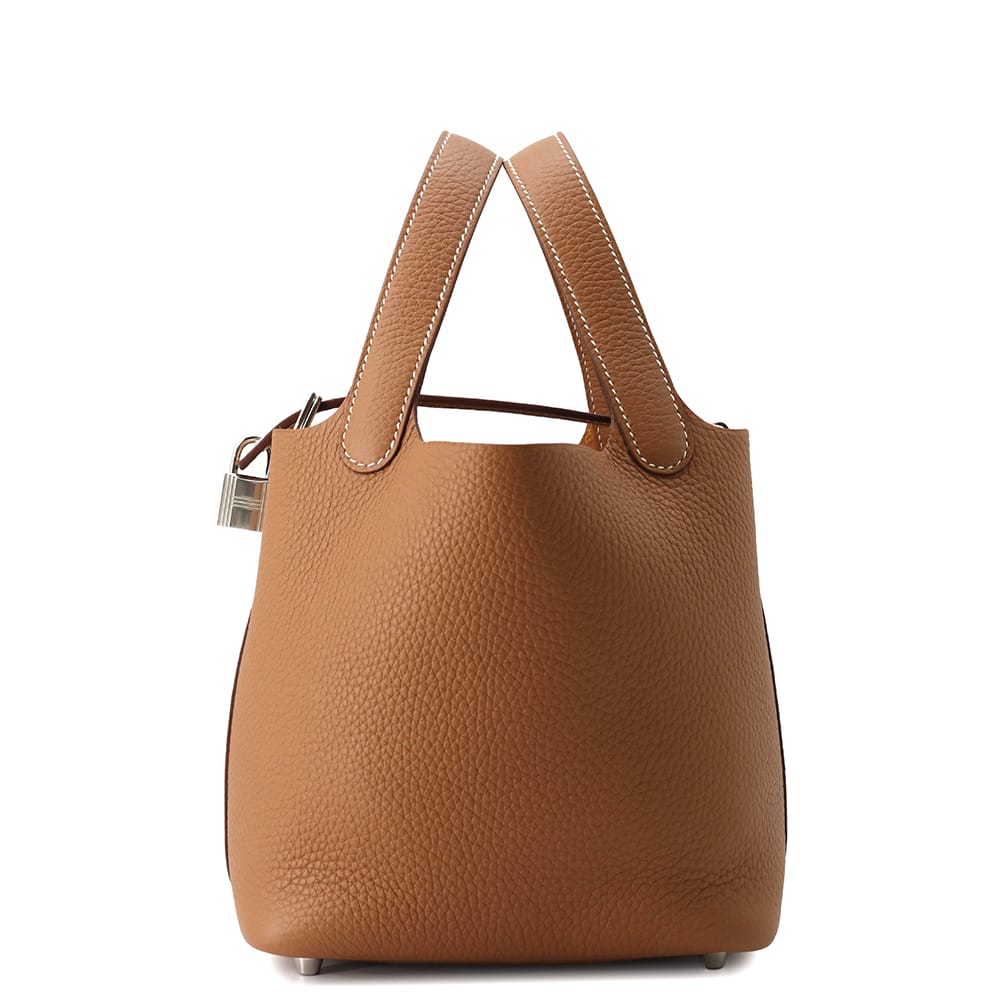 エルメス ハンドバッグ ピコタンロックPM ゴールド/シルバー金具 トリヨンクレマンス K刻印 エルメス ピコタンロック ピコタン エルメス バッグ エルメス レディース HERMES Picotin Lock HERMES BAGのサムネイル