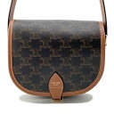 セリーヌ ショルダーバッグ ミディアム フォルコ トリオンフキャンバス レザー 191502BZJ.04LU CELINE バッグ 【中古】 セリーヌ バッグ ...