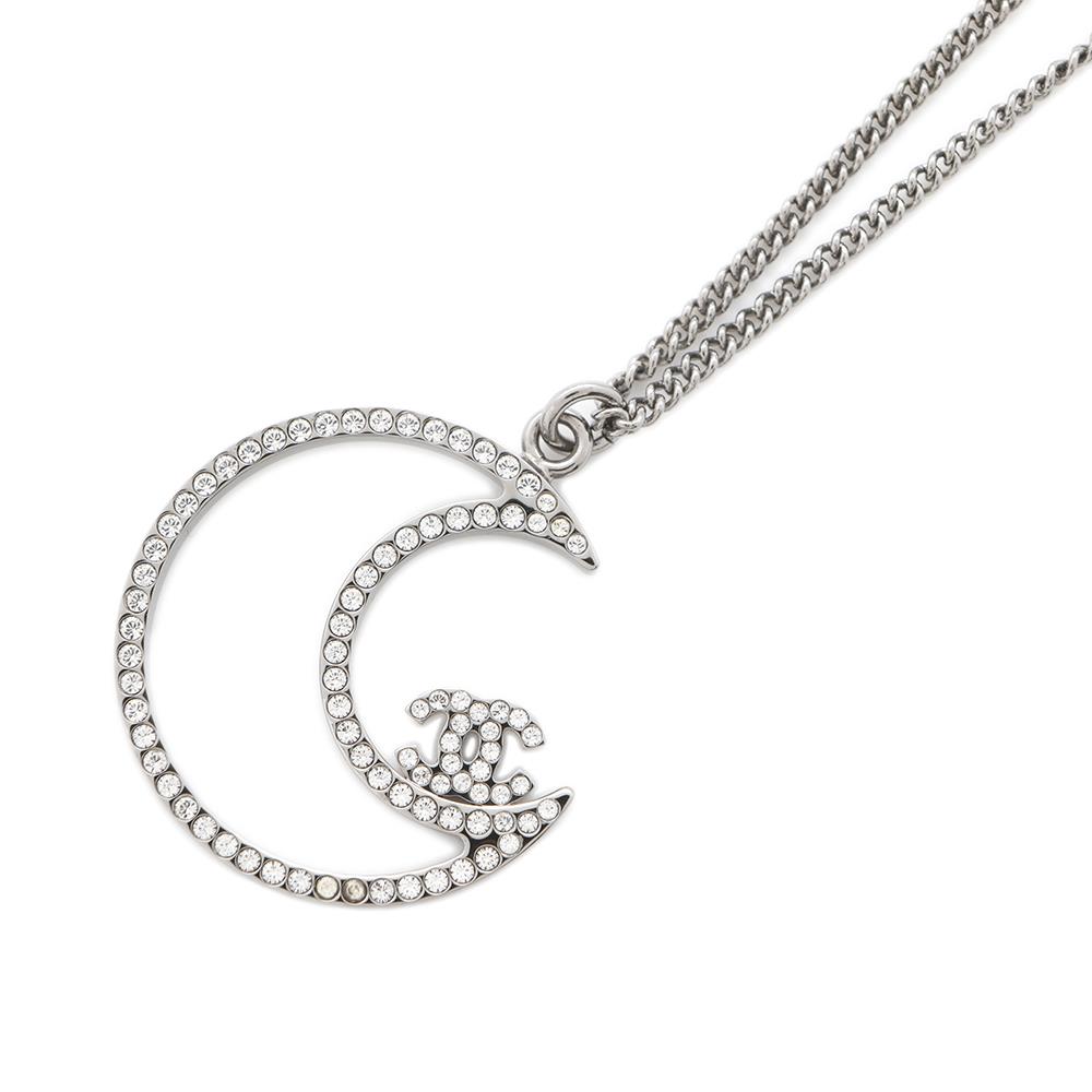 シャネル ネックレス ラインストーン 三日月 ココマーク B17 K CHANEL アクセサリー 【中古】 シャネル ネックレス シャネル レディース CHANELのサムネイル