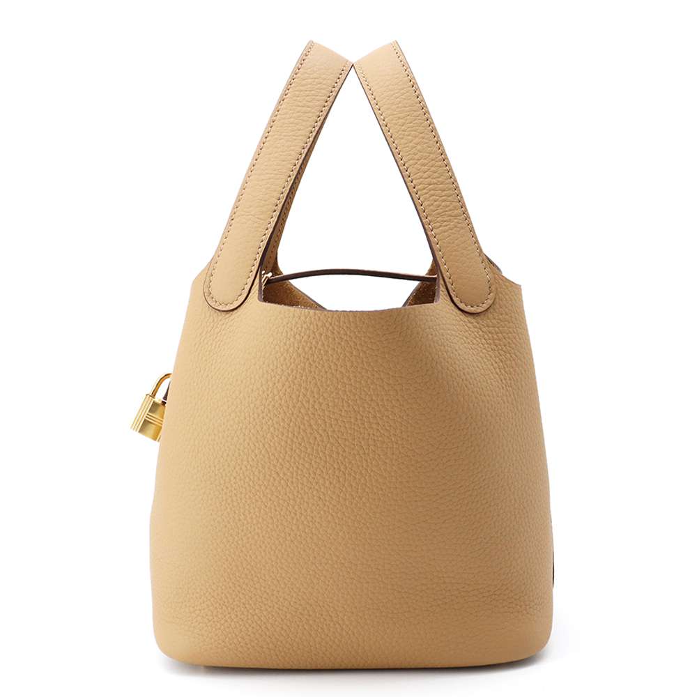 エルメス ハンドバッグ ピコタンロックPM ビスキュイ/ゴールド金具 トリヨンクレマンス K刻印 HERMES トートバッグ エルメス ピコタンロック ピコタン エルメス バッグ エルメス レディース HERMES Picotin Lock HERMES BAGのサムネイル