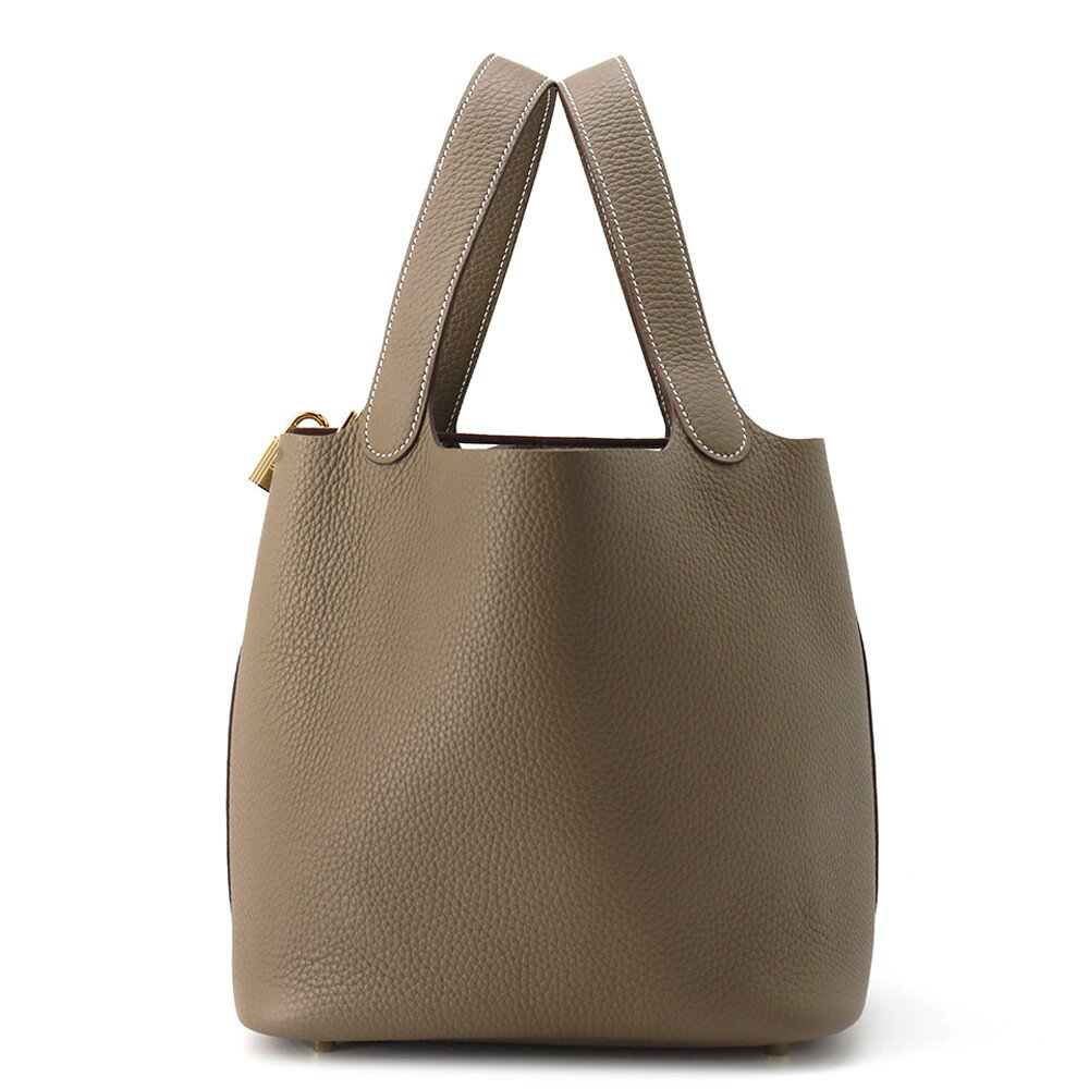 エルメス ハンドバッグ ピコタンロックMM エトゥープ/ゴールド金具 トリヨンクレマンス K刻印 HERMES トートバッグ エルメス ピコタンロック ピコタン エルメス バッグ エルメス レディース HERMES Picotin Lock HERMES BAGのサムネイル