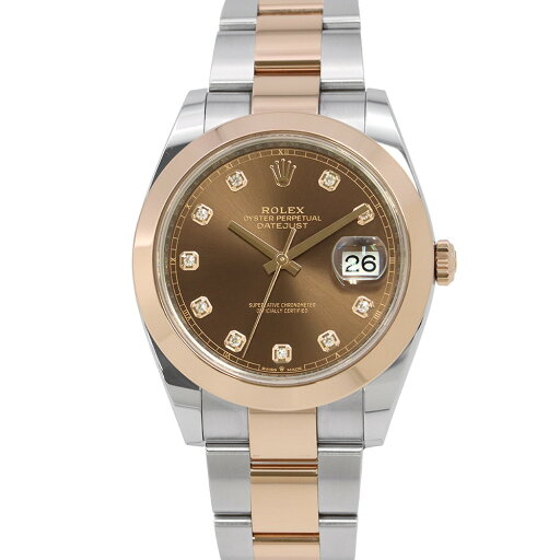 ロレックス デイトジャスト SS/K18PG 126301G ROLEX 腕時計 チョコレート文字盤 10Pダイヤ 【安心保証】 【中古】 ロレックス デイトジャスト ROLEX ロレックス 中古 ロレックス デイトジャスト SS/K18PG 126301G ROLEX 腕時計 チョコレート文字盤 10Pダイヤ 【安心保証】 【中古】 ロレックス デイトジャスト ROLEX ロレックス 中古