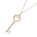 ティファニー ネックレス ハートキー ペンダント K18YGイエローゴールド Tiffany&Co. 【安心保証】 【中古】 ティファニー ネックレス Tiffany&Co. 中古