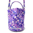 バレンシアガ ハンドバッグ ホイールXS 巾着 656682 BALENCIAGA 2way 花柄 【安心保証】 【中古】 バレンシアガ バッグ BALENCIAGA BAG