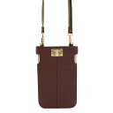 フェンディ フォンホルダー ピーカフォン レザー 8M0442 FENDI スマホケース 【安心保証】 【中古】 フェンディ フォンホルダー FENDI