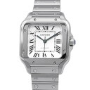 カルティエ サントス ドゥ カルティエ MM WSSA0029 Cartier 腕時計 シルバー文字盤 【安心保証】 【中古】 カルティエ サントス ドゥ カルティエ Cartier カルティエ 中古