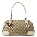グッチ ショルダーバッグ GGキャンバス プリンシー キャンバス/レザー 161720 GUCCI ミニボストンバッグ 【安心保証】 【中古】 グッチ バッグ ...
