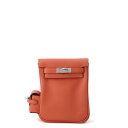 エルメス ケリージャンプ オレンジフィールド/シルバー金具 スイフト W刻印 HERMES リュック 【中古】 エルメス バッグ エルメス バッグパック HERMES BAG(4)