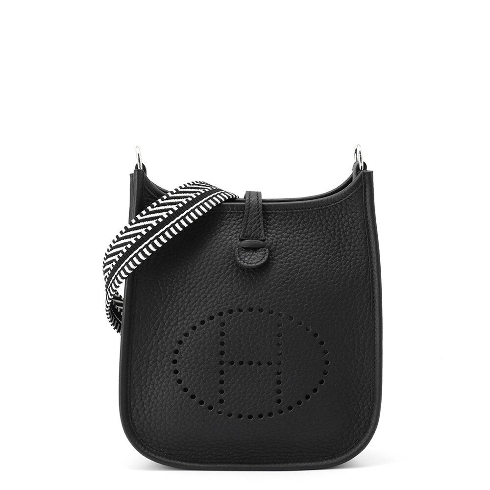 エルメス エブリンTPM アマゾン サングル ジグザグ ブラック/ホワイト/シルバー金具 トリヨンクレマンス K刻印 黒 白 エルメス エブリン エヴリン エルメス バッグ エルメス レディース HERMES Evelyne HERMES BAGのサムネイル