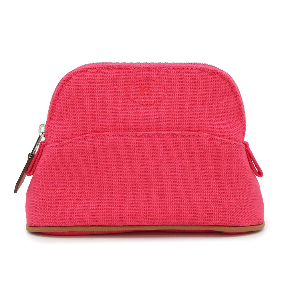 エルメス ポーチ ボリードポーチ ミニミニ ハイビスカス/シルバー金具 コットン HERMES 化粧ポーチ 小物入れ 【中古】 エルメス ポーチ HERMES 中古のサムネイル