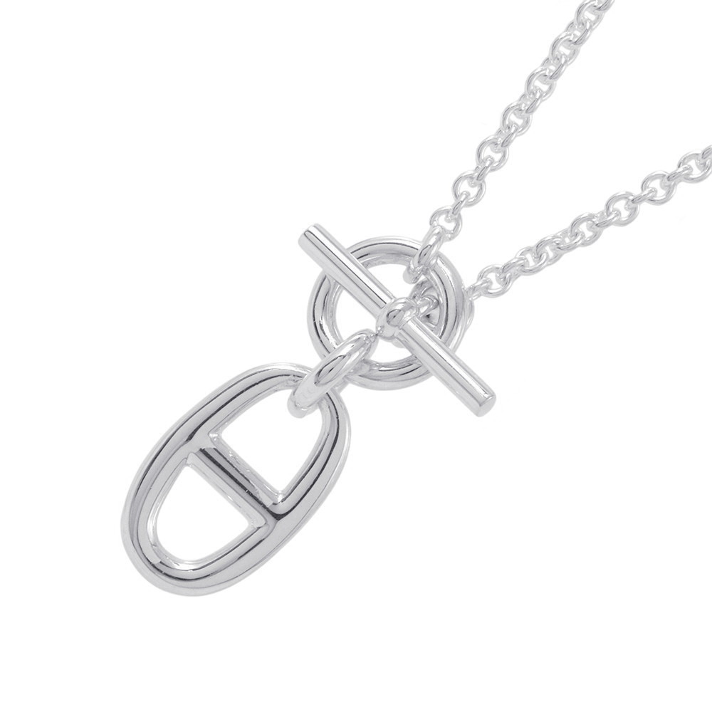 エルメス ネックレス シェーヌダンクル アミュレット SV925シルバー HERMES ペンダント ジュエリー 【中古】 エルメス ネックレス レディース HERMES 中古のサムネイル