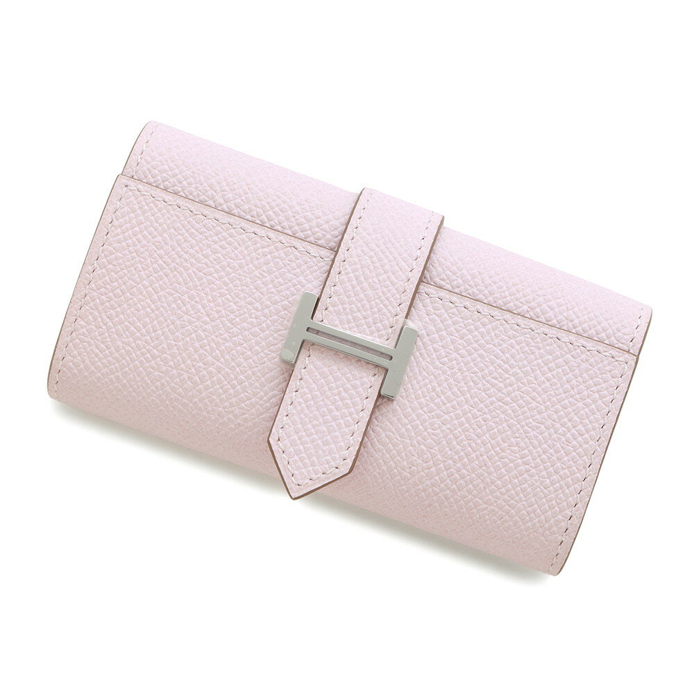 エルメス 4連キーケース ベアン モーヴペール/シルバー金具 エプソン W刻印 HERMES エルメス キーケース レディース HERMES 新品のサムネイル
