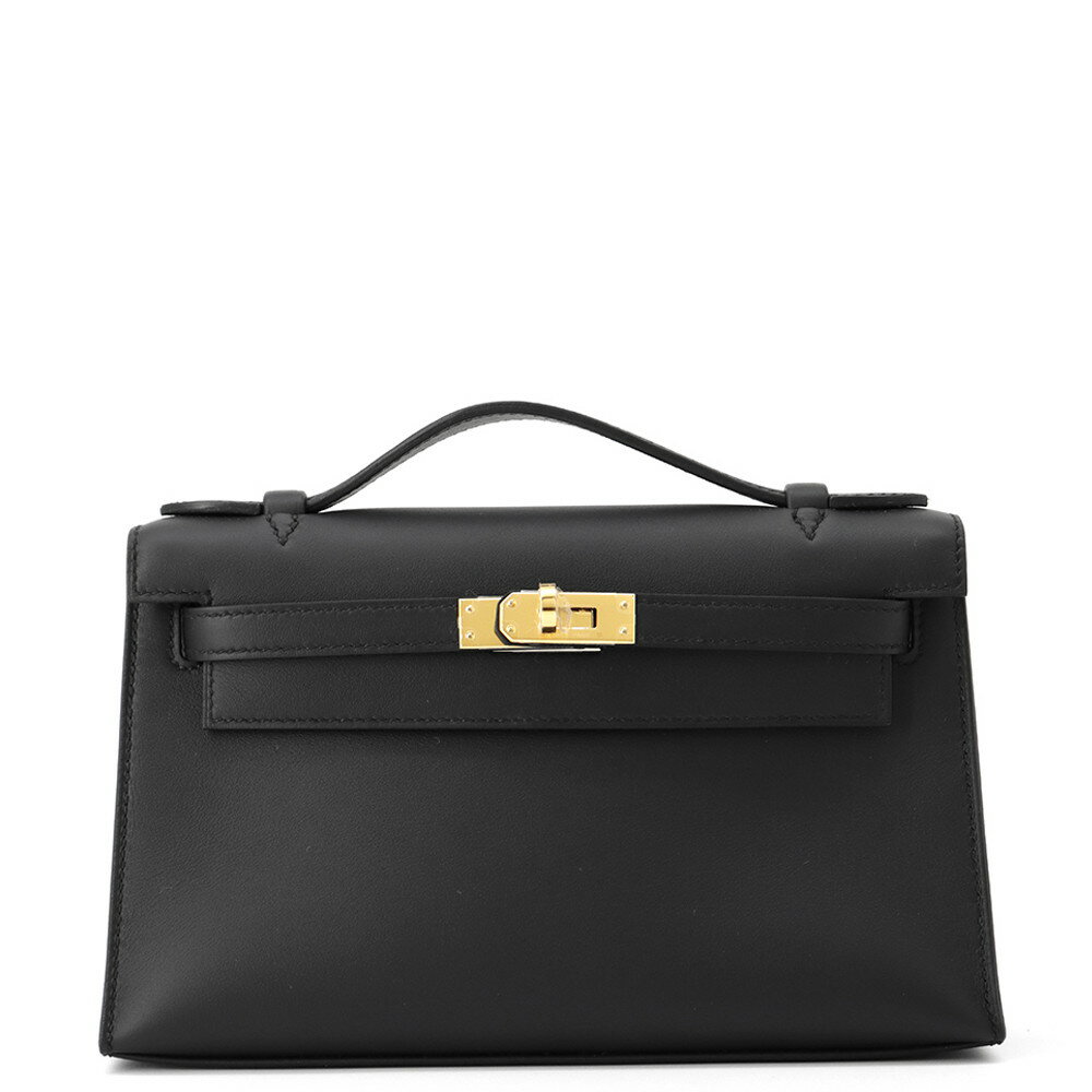 エルメス ハンドバッグ ポシェットケリー ブラック/ゴールド金具 スイフト W刻印 HERMES バッグ 黒 エルメス ポシェットケリー エルメス バッグ エルメス レディース HERMES Kelly HERMESのサムネイル