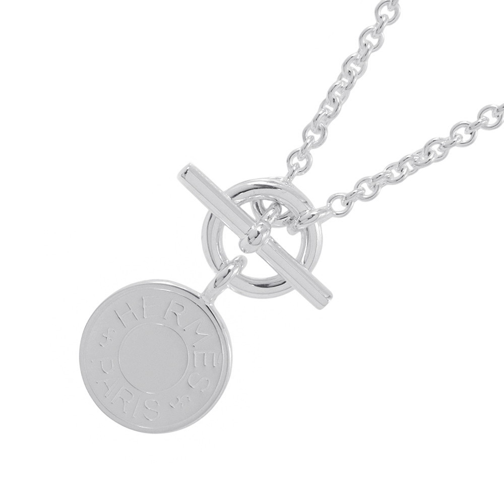 エルメス ネックレス アミュレット H エクスリブリス コンフェッティ セリエ SV925シルバー HERMES ジュエリー 【中古】 エルメス ネックレス エルメス HERMES 中古のサムネイル