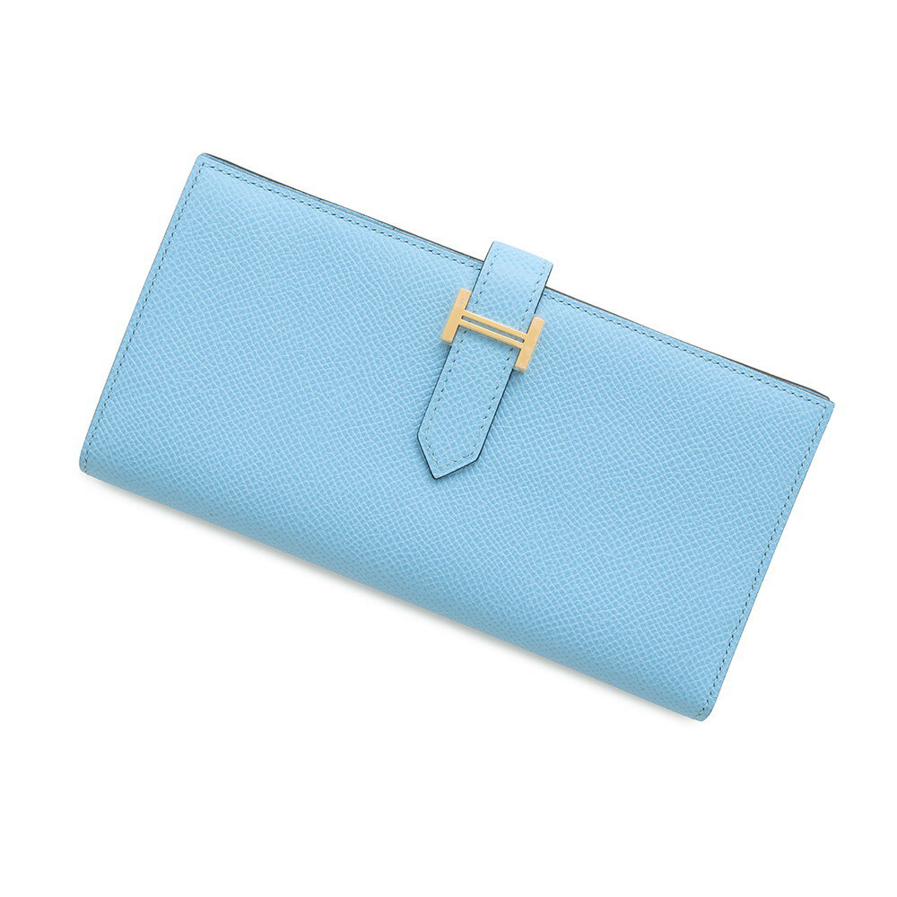エルメス 長財布 ベアンスフレ セレステ/ゴールド金具 エプソン B刻印 HERMES 財布 【中古】 エルメス 財布 エルメス 二つ折り財布 HERMES WALLETのサムネイル