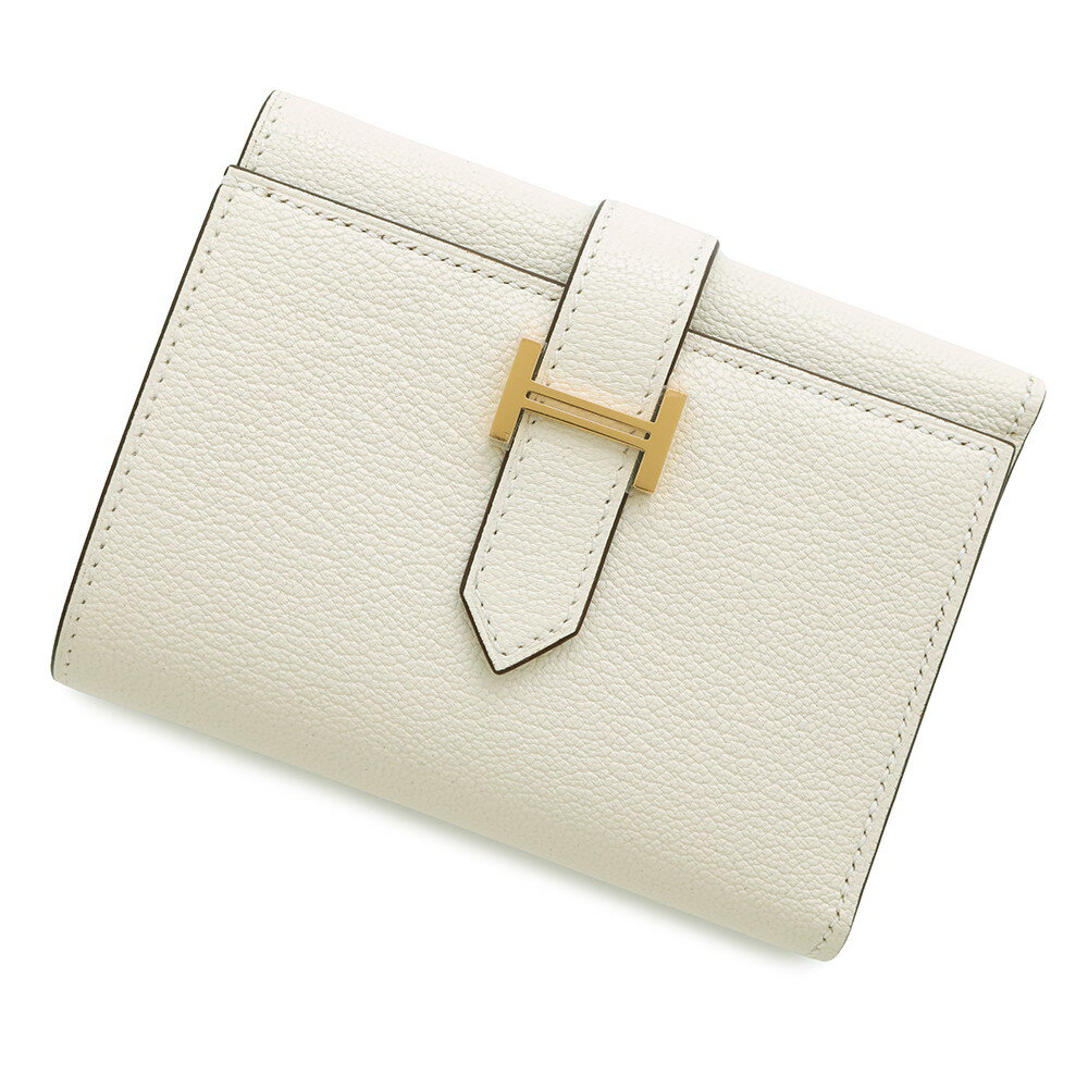 エルメス 三つ折り財布 ベアンコンビネ ナタ/ゴールド金具 シェブルミゾル U刻印 財布 シェーブル 【中古】 エルメス 財布 エルメス 三つ折り財布 HERMES WALLETのサムネイル