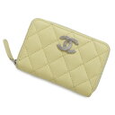 シャネル コインケース マトラッセ ココマーク キャビスキン AP4332 CHANEL 財布 【安心保証】 【中古】 シャネル コインケース CHANEL WALLET