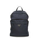 プラダ リュック Re-Nylon xサフィアーノ バックパック ナイロン 2VZ025 PRADA バッグ リュックサック 【安心保証】 【中古】 プラダ バッグ メンズ PRADA BAG|詳細画像
