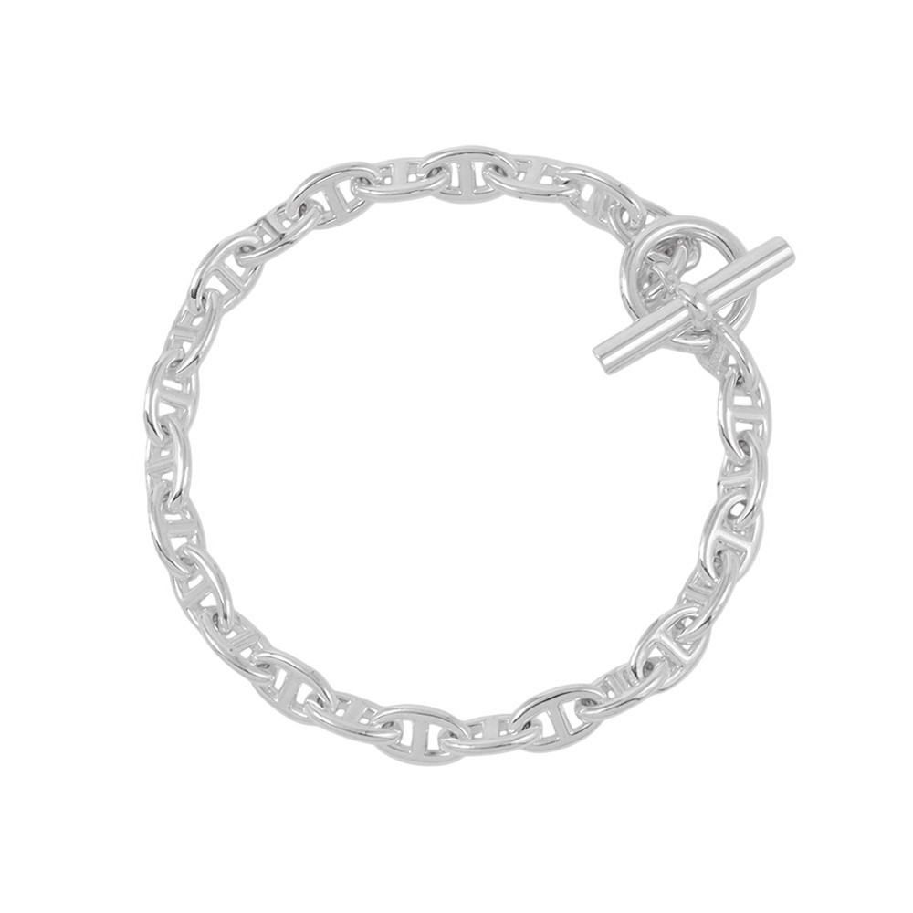 エルメス ブレスレット シェーヌダンクルTPM 26コマ SV925シルバー HERMES ジュエリー 【中古】 エルメス シェーヌダンクル HERMESのサムネイル