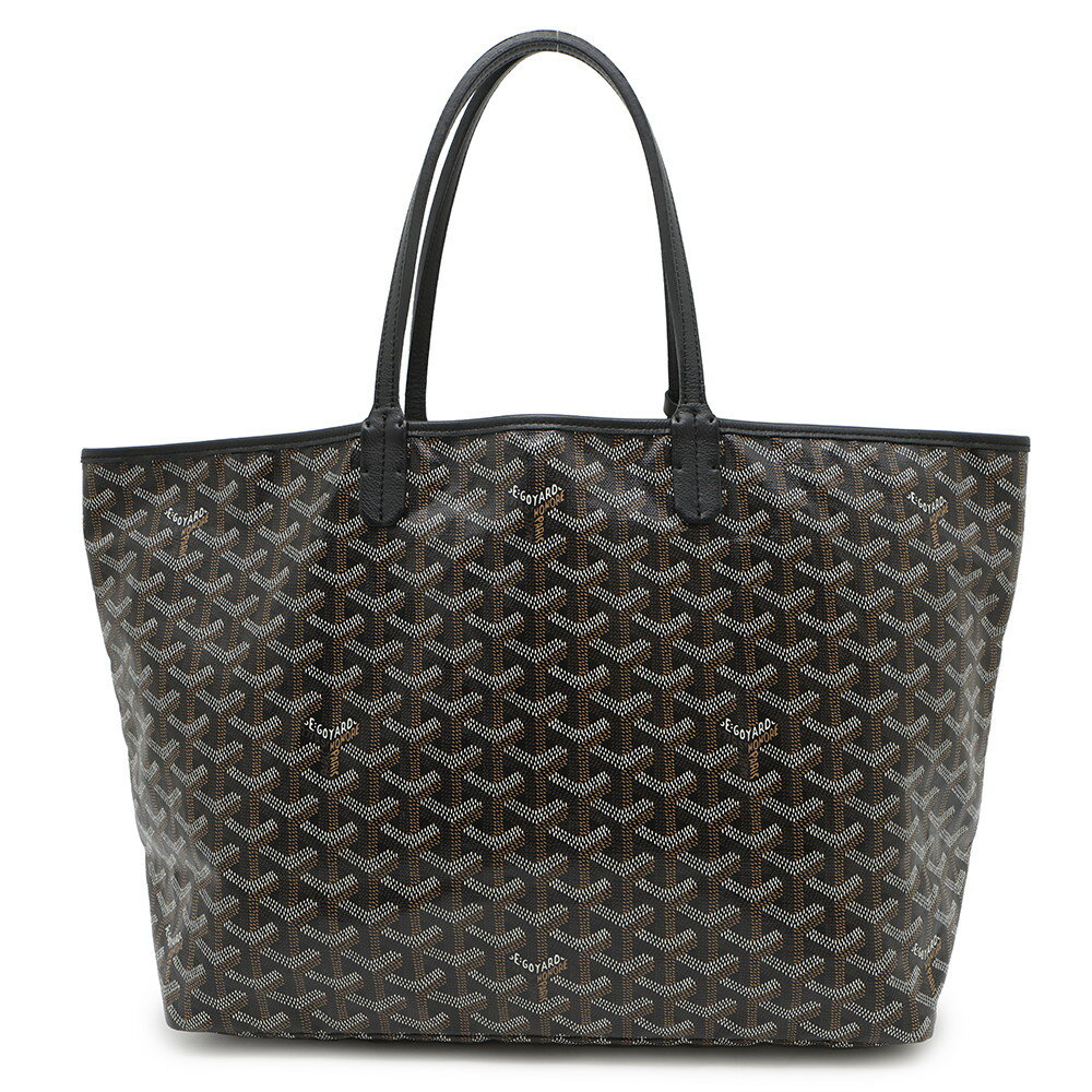 ゴヤール トートバッグ サンルイPM AMALOUISPM01 GOYARD ポーチ付き 黒 【安心保証】 【中古】 ゴヤール バッグ ゴヤール GOYARD BAG