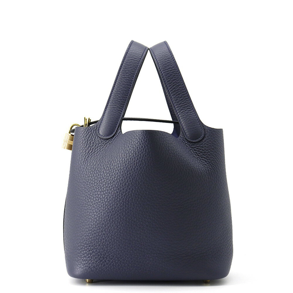 エルメス ハンドバッグ ピコタンロックPM ブルーニュイ/ゴールド金具 トリヨンクレマンス K刻印 【中古】 エルメス ピコタンロック ピコタン エルメス バッグ エルメス レディース HERMES Picotin Lock HERMES BAGのサムネイル