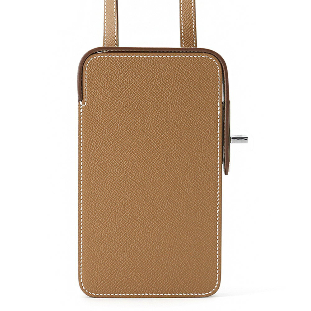 エルメス フォンケース アカボックス ゴールド/シルバー金具 エプソン U刻印 HERMES ショルダーバッグ 【中古】 エルメス バッグ エルメス HERMES BAGのサムネイル