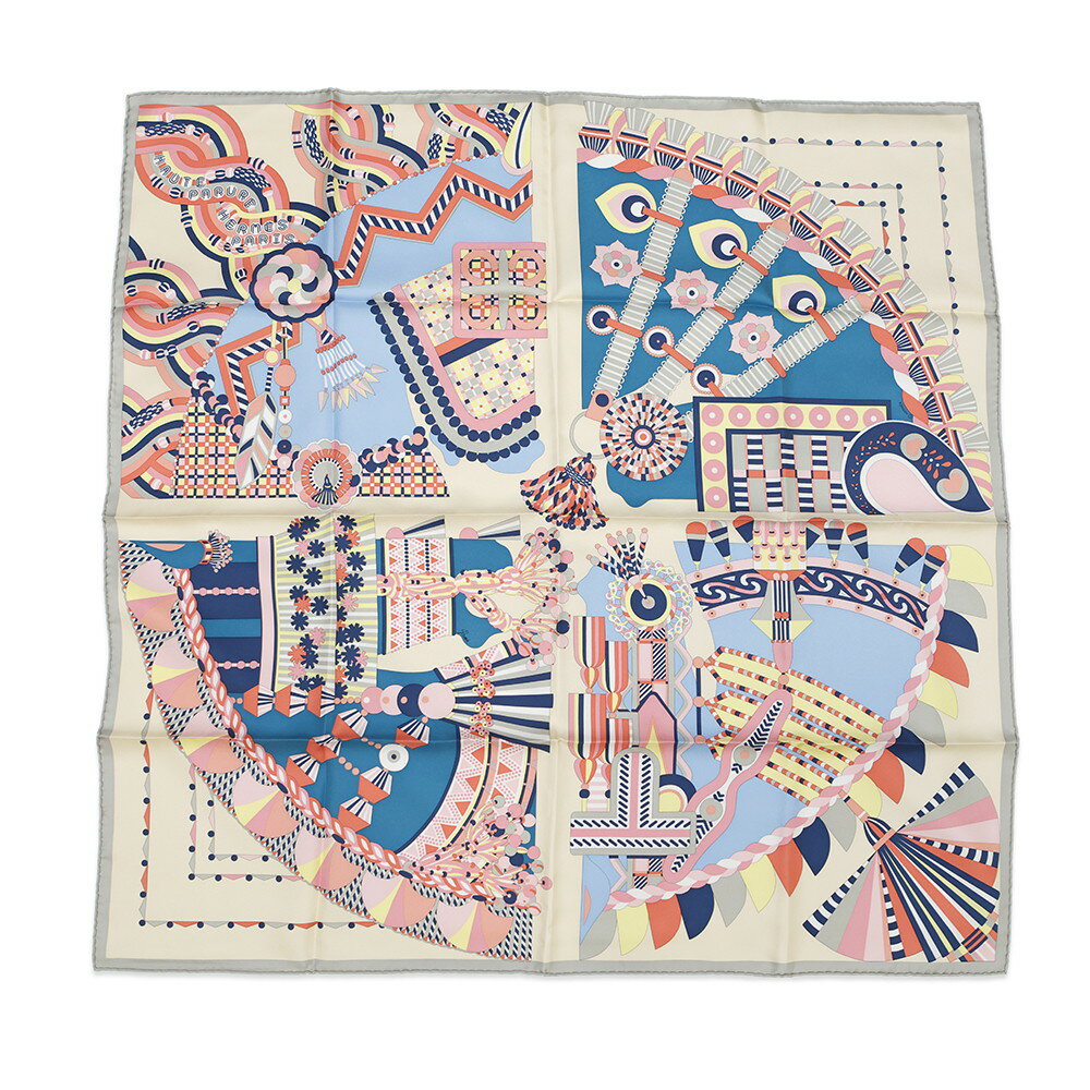 エルメス スカーフ カレ90 オート・パリュール Haute Parure HERMES シルク 2024年春夏 【中古】 エルメス スカーフ エルメス カレ HERMES SCARF
