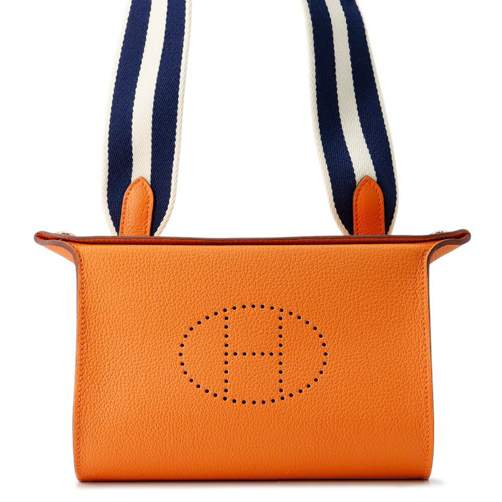 エルメス ショルダーバッグ ヴィドポッシュ オレンジ/シルバー金具 トゴ B刻印 HERMES 【中古】 エルメス ヴィドポッシュ HERMES BAGのサムネイル