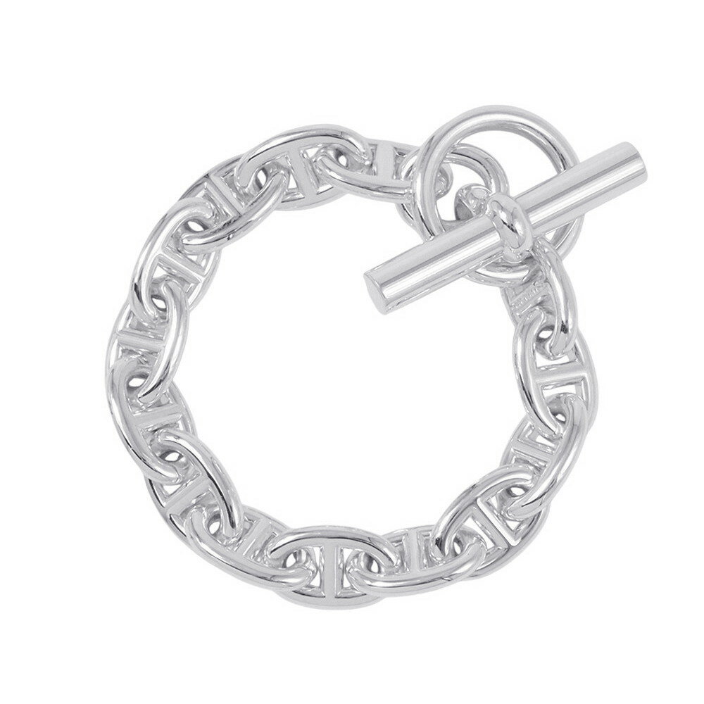 【★決算SALE開催中】エルメス ブレスレット シェーヌダンクルPM 14コマ SV925シルバー HERMES ジュエリー 【安心保証】 【中古】 エルメス シェーヌダンクル HERMES 中古