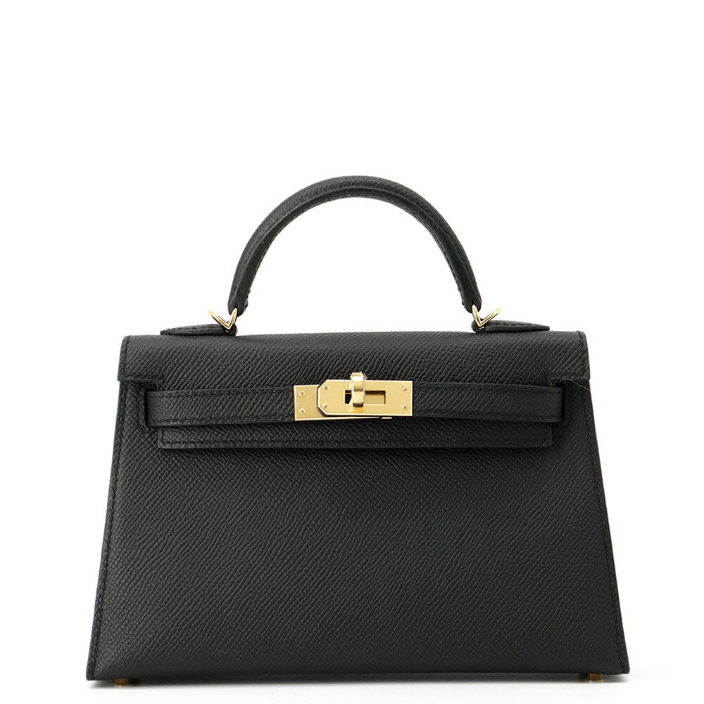 エルメス ハンドバッグ ミニケリー2 外縫い ブラック/ゴールド金具 エプソン K刻印 2wayショルダー 黒 【中古】 エルメス バッグ エルメス HERMES BAGのサムネイル