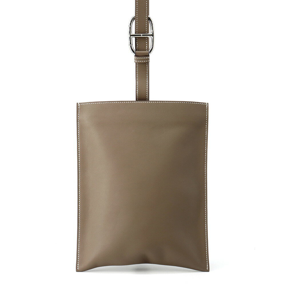 【★決算SALE開催中】エルメス ボディバッグ ポルトフォイユ・ポッシャンプリュス エトゥープ/シルバー金具 スイフト U刻印 【安心保証】 【中古】 エルメス バッグ エルメス HERMES BAG