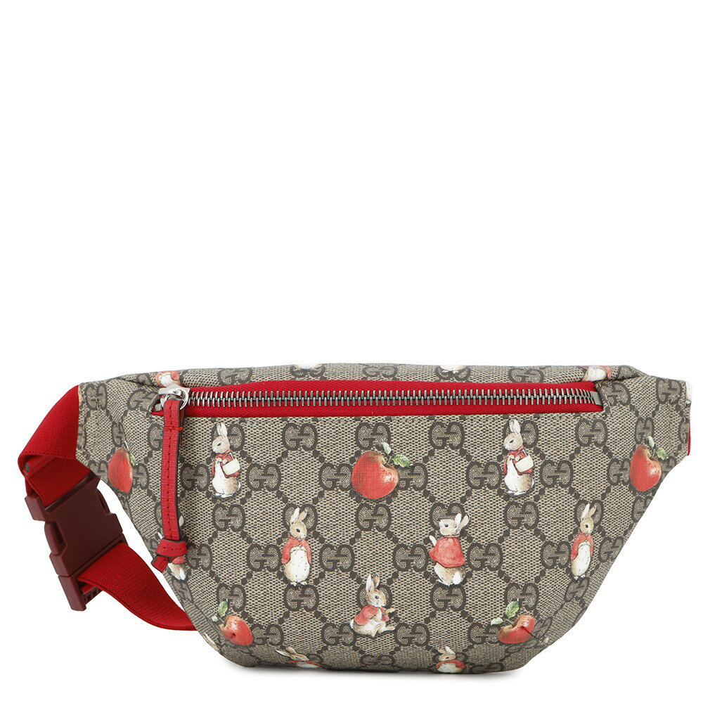 グッチ ボディバッグ チルドレンズ GGスプリーム ピーターラビット 502095 GUCCI ウエストポーチ キッ..