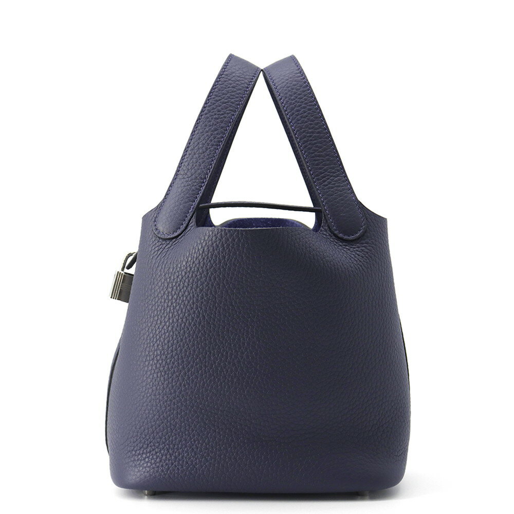 エルメス ハンドバッグ ピコタンロックPM ブルーニュイ/シルバー金具 トリヨンクレマンス K刻印 HERMES トートバッグ エルメス ピコタンロック ピコタン エルメス バッグ エルメス レディース HERMES Picotin Lock HERMES BAGのサムネイル