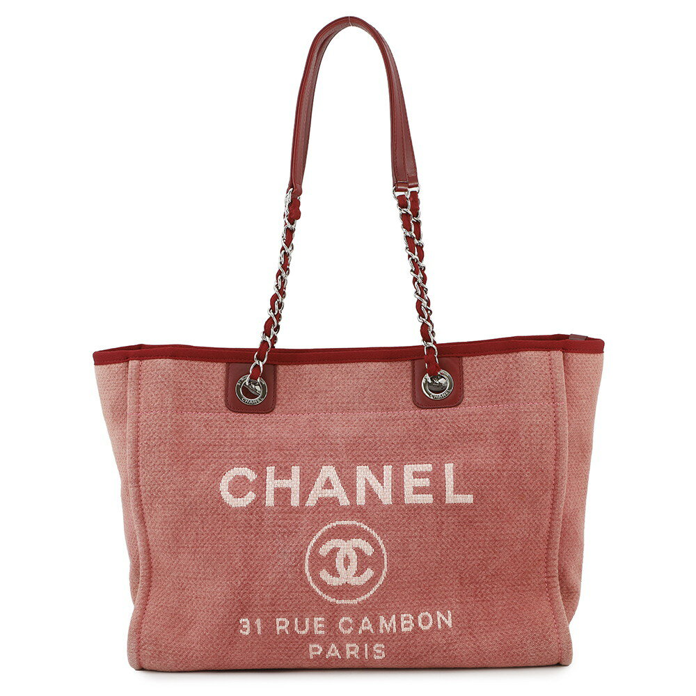 シャネル トートバッグ ドーヴィルライン ココマーク キャンバス A67001CHANEL バッグ 【安心保証】 【中古】 シャネル バッグ シャネル レディース CHANEL BAG