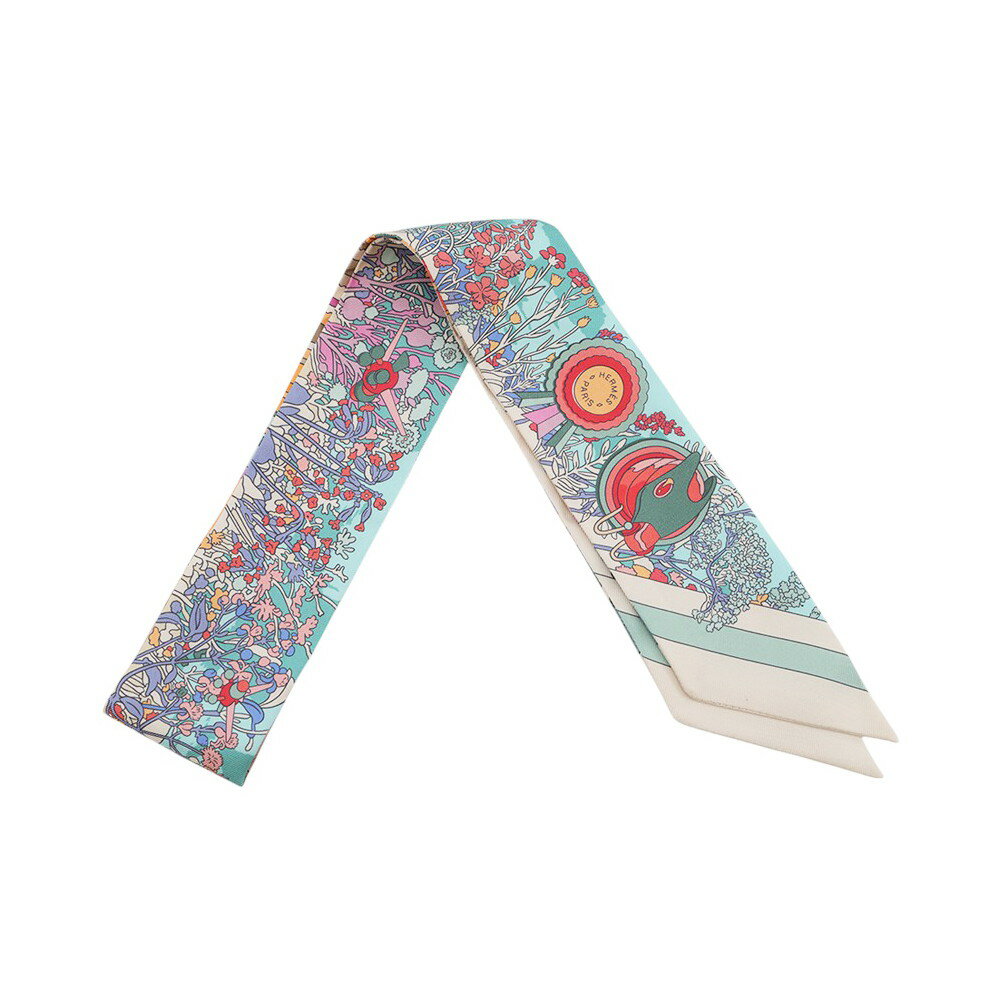 エルメス スカーフ ツイリー ポニー・ピット・ストップ Pony Pit Stop HERMES シルクツイル 2025年秋冬 【中古】 エルメス スカーフ エルメス ツイリー HERMES SCARF TWILLY