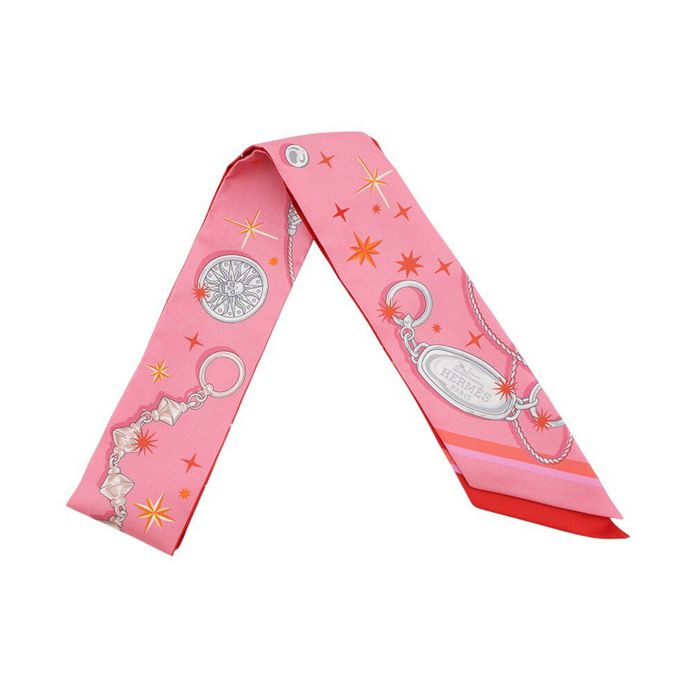 エルメス スカーフ ツイリー セ・ラ・フェット C'est La Fete HERMES シルクツイル 2025年秋冬 【中古】 エルメス スカーフ エルメス ツイリー HERMES SCARF TWILLY