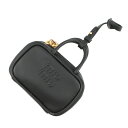 ミュウミュウ バッグチャーム マイクロ バッグ レザー 5NR036 MIUMIU チャーム 黒 【安心保証】 【中古】 ミュウミュウ チャーム ミュウミュウ ...