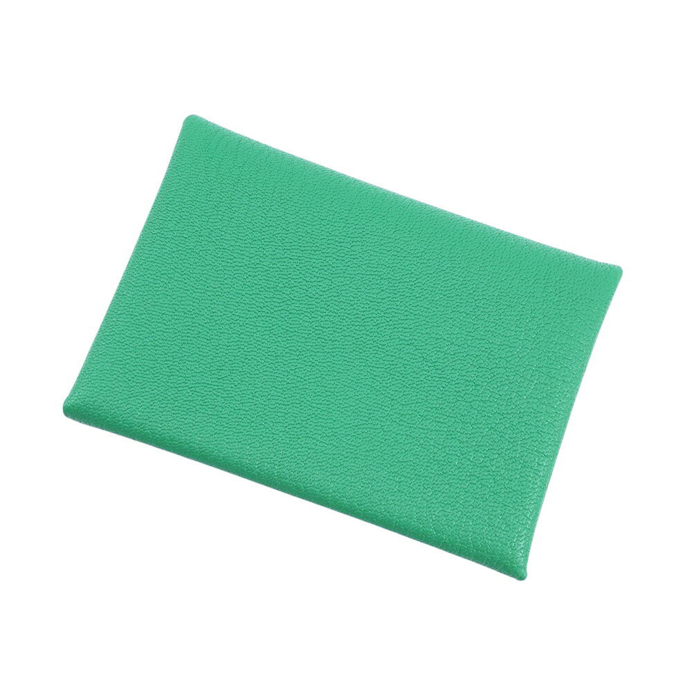 エルメス コインケース カルヴィ デュオ ヴェルソ ミント/モーヴペール/シルバー金具 シェブルミゾル W刻印 シェーブル 【中古】 エルメス 財布 エルメス 小銭入れ カードケース HERMES WALLET