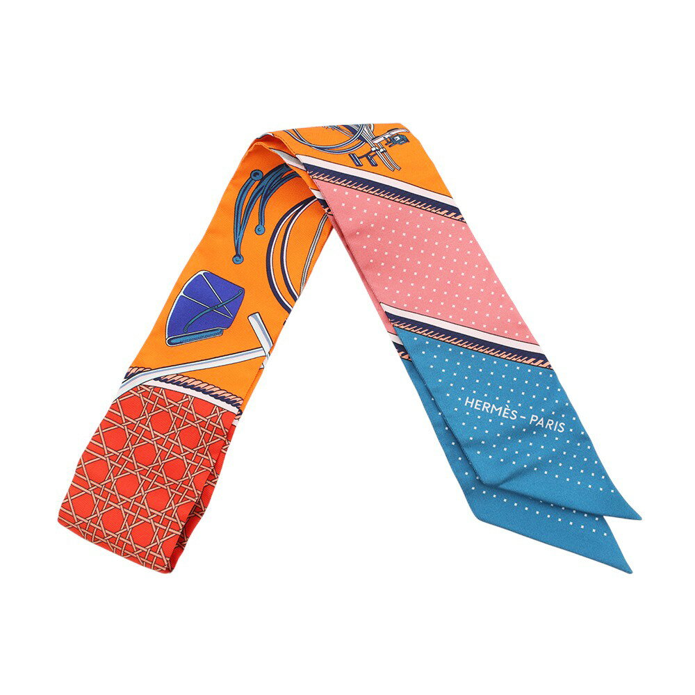 エルメス スカーフ ツイリー シルクツイル 折畳み式幌の馬車 Les Voitures a Transformation 2017年秋冬 【中古】 エルメス スカーフ エルメス ツイリー HERMES SCARF TWILLY