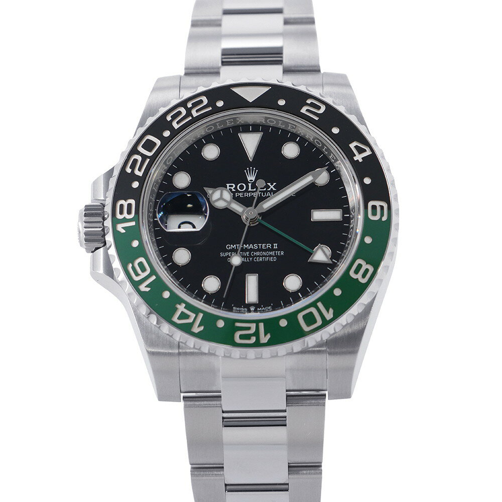 ロレックス GMTマスター2 126720VTNR ランダムシリアル ルーレット ROLEX 腕時計 黒文字盤 【安心保証】 【中古】 ロレックス GMTマスター2 ROLEX 中古