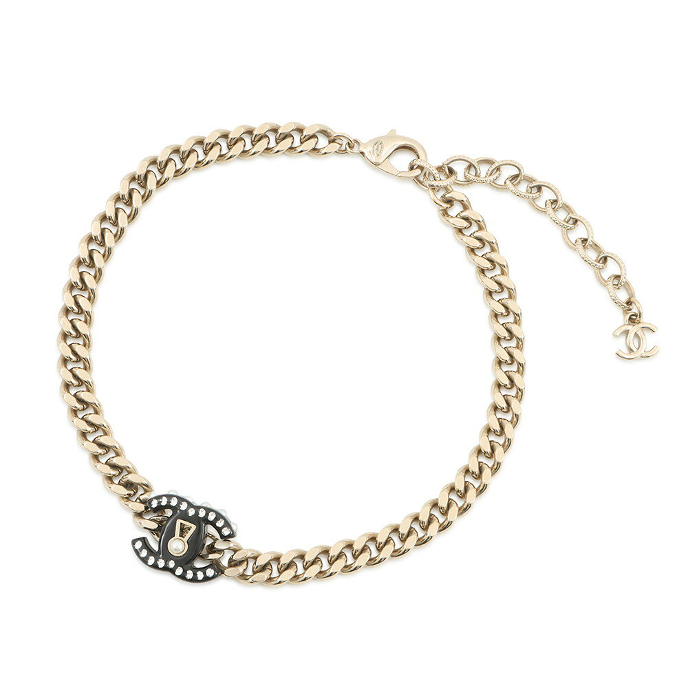 乐天商城 - シャネル ネックレス ココマーク ロック チョーカー フェイクパール ラインストーン D22 C CHANEL アクセサリー 【安心保証】 【中古】 シャネル ネックレス レディース CHANEL
