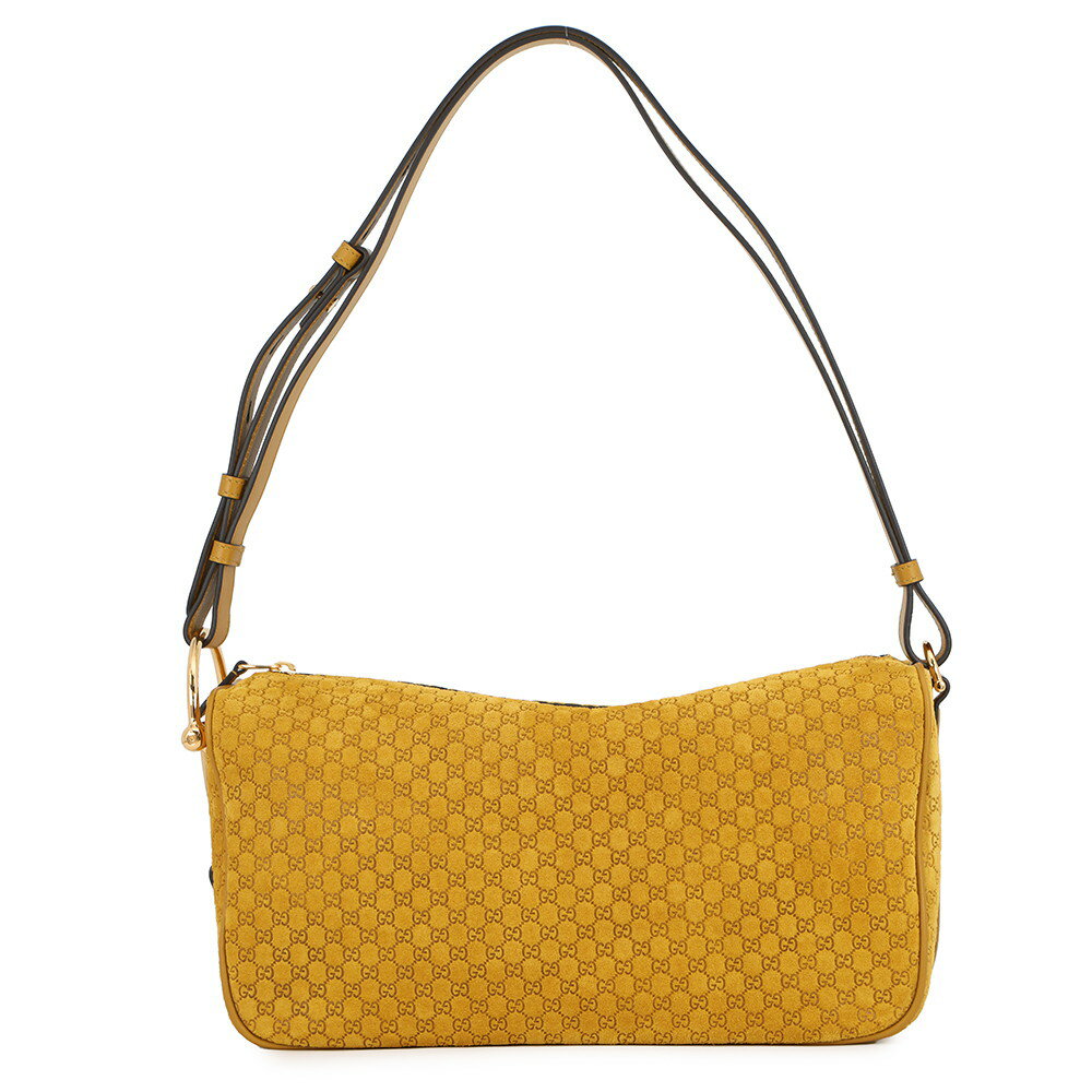 Rakuten - グッチ ショルダーバッグ GGスエード/レザー ハーフ ホースビット ミディアム 860787 GUCCI バッグ 【中古】 グッチ バッグ レディース GUCCI BAG