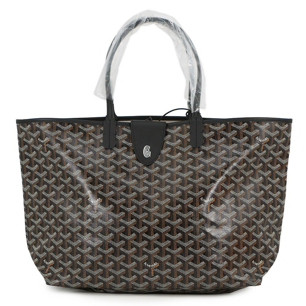 ゴヤール トートバッグ サンルイPM PVC レザー STLCROPMLTY01CL01P GOYARD ポーチ付き 黒 ゴヤール バッグ GOYARD BAG